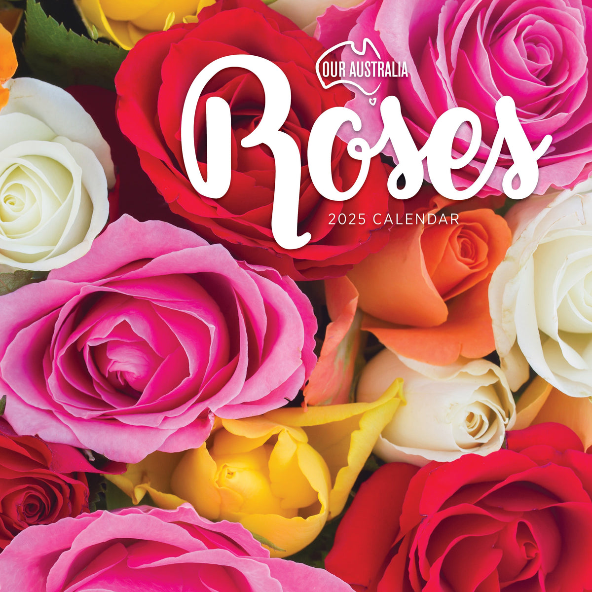 Our Australia Roses 2025 Calendar Paper Pocket