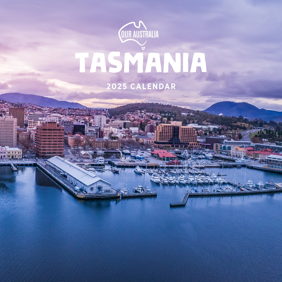 Our Australia Tasmania 2025 Calendar Paper Pocket