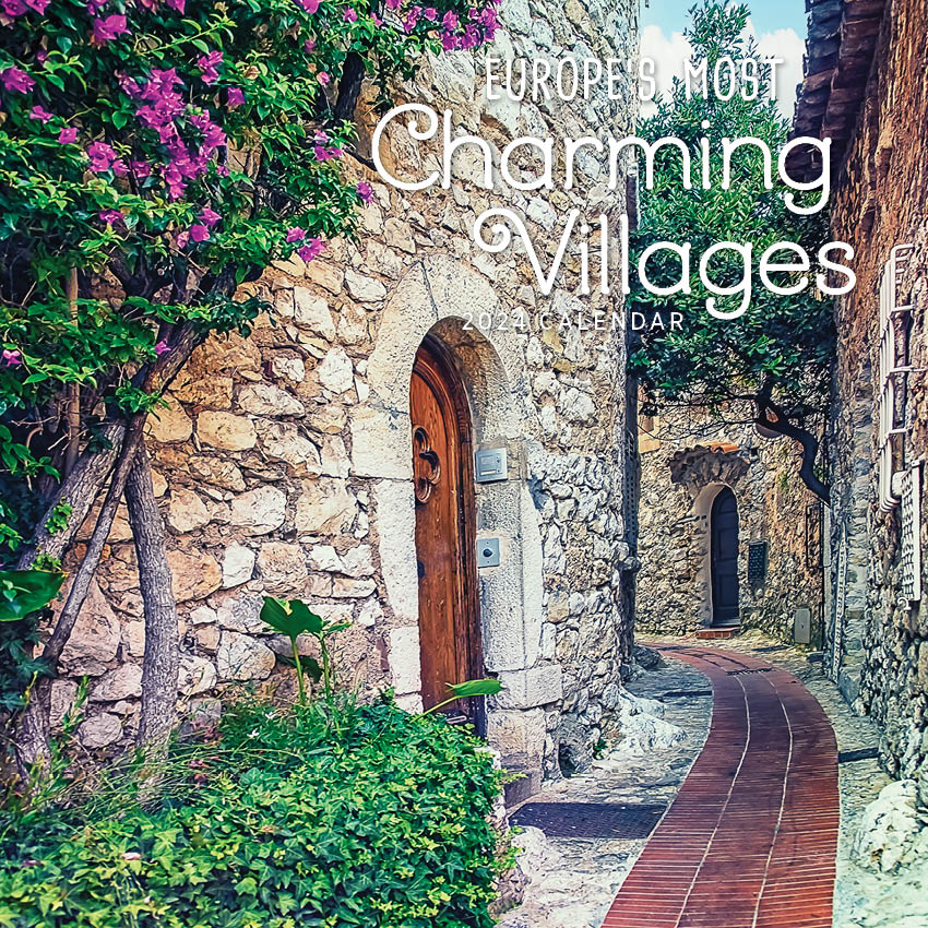 2024 Europe's Most Charming Villages Calendar Paper Pocket