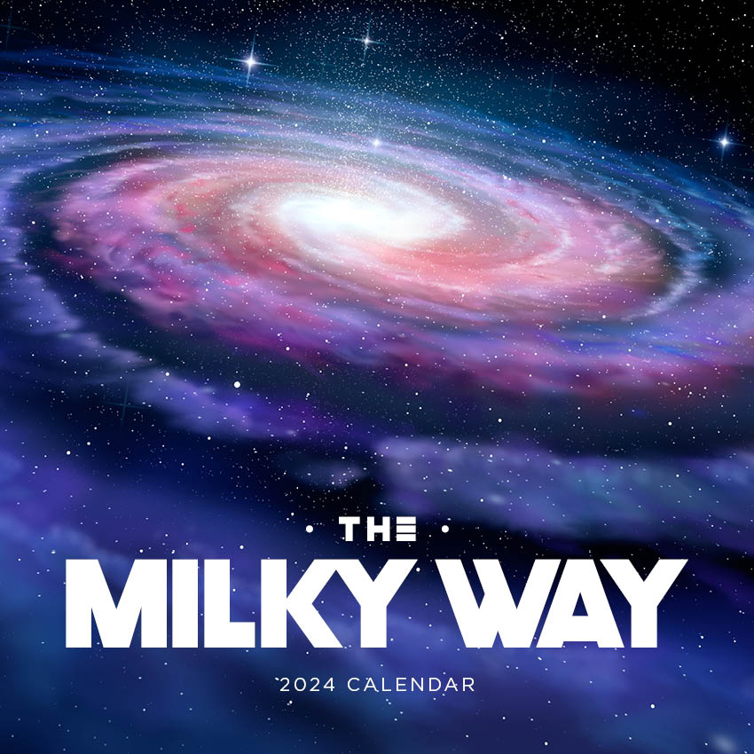 2024 The Milky Way Calendar Paper Pocket