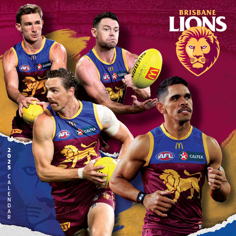 AFL Brisbane Lions Calendar 2025 Cover