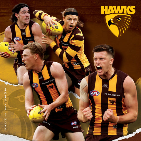 AFL Hawthorn Hawks Calendar 2025 Cover