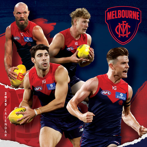 AFL Melbourne Demons Calendar 2025 Cover