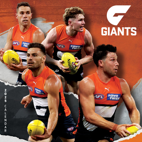 AFL Greater Western Sydney Giants Calendar 2025 Cover