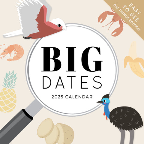 Big Dates Biggest Things Calendar 2025 Cover