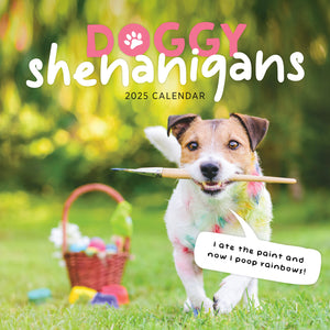 Doggy Shenanigans Calendar 2025 Cover