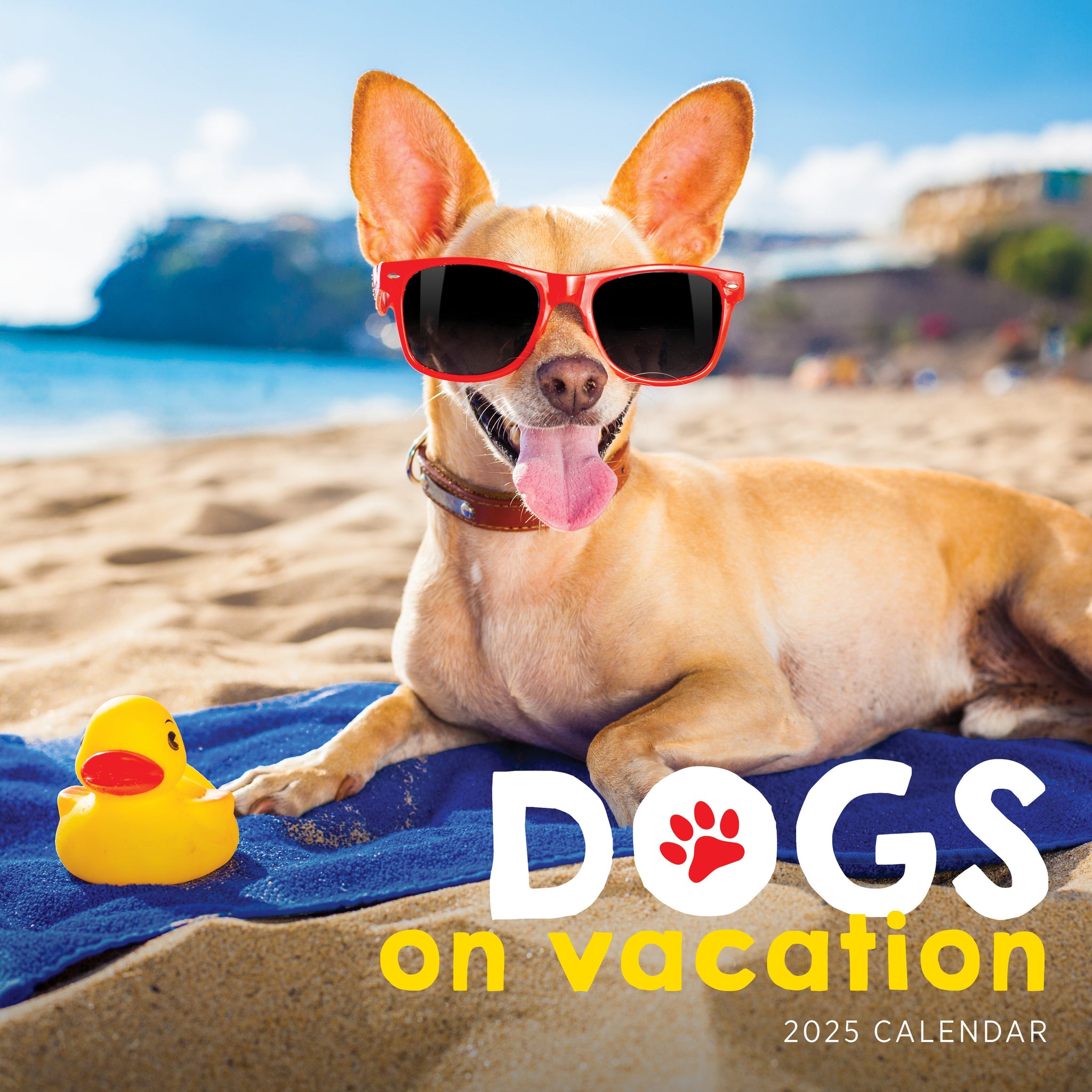 Dogs on Vacation Calendar 2025 Cover