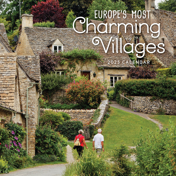 Europe's Most Charming Villages Calendar 2025 Cover