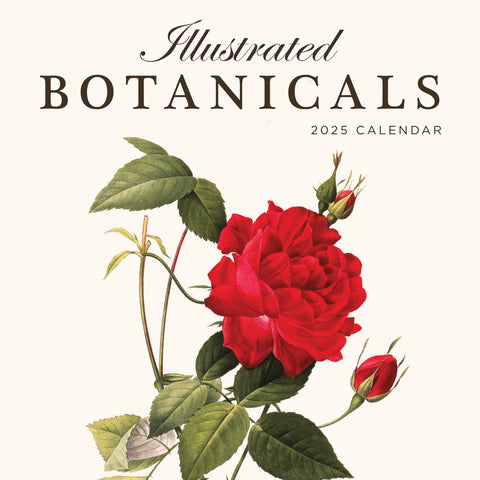 Illustrated Botanicals Calendar 2025 Cover