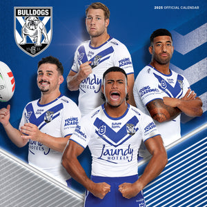 NRL Canterbury Bankstown Bulldogs Calendar 2025 Cover