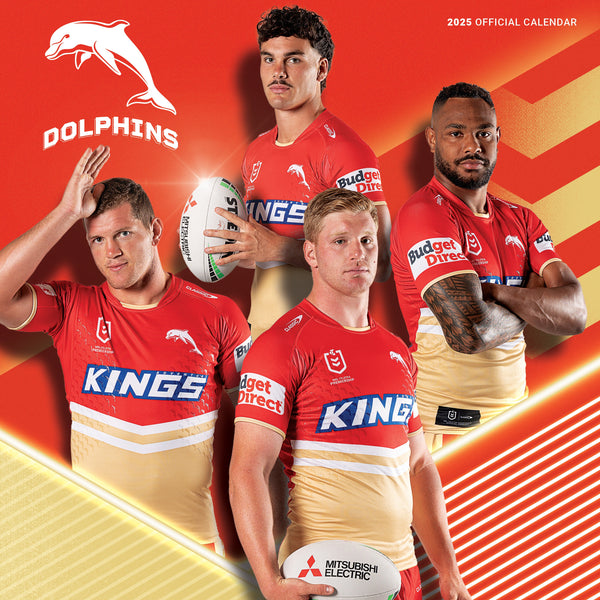 NRL Dolphins Calendar 2025 Cover