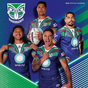 NRL New Zealand Warriors Calendar 2025 Cover