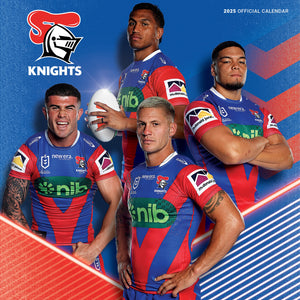 NRL Newcastle Knights Calendar 2025 Cover