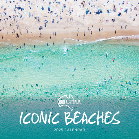 Our Aust. Iconic Beaches Calendar 2025 Cover