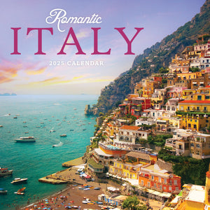 Romantic Italy Calendar 2025 Cover