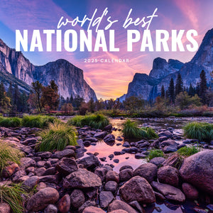 World's Best National Parks Calendar 2025 Cover